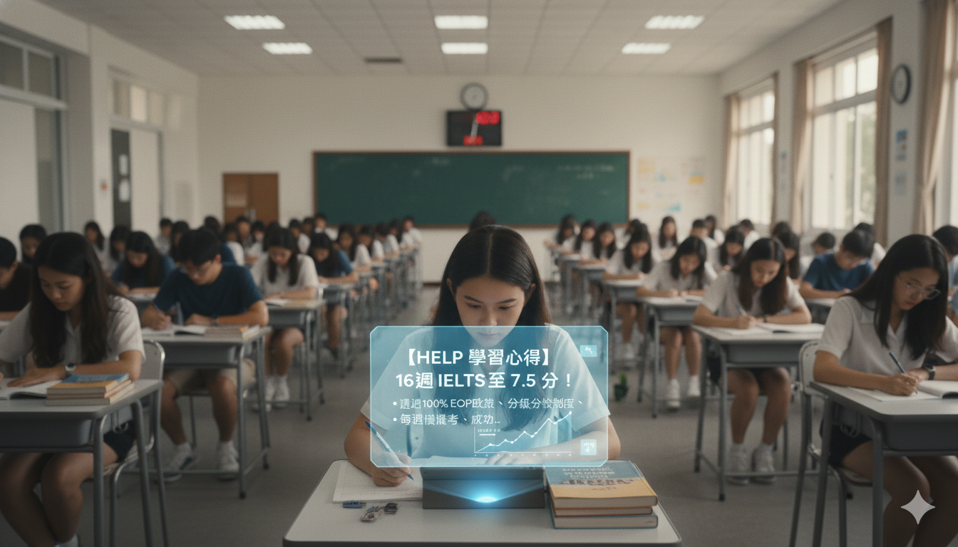 【HELP 學習心得】16 週 IELTS 從 5.5 躍升至 7.5 分！克拉克 EOP 英語村實戰經驗
